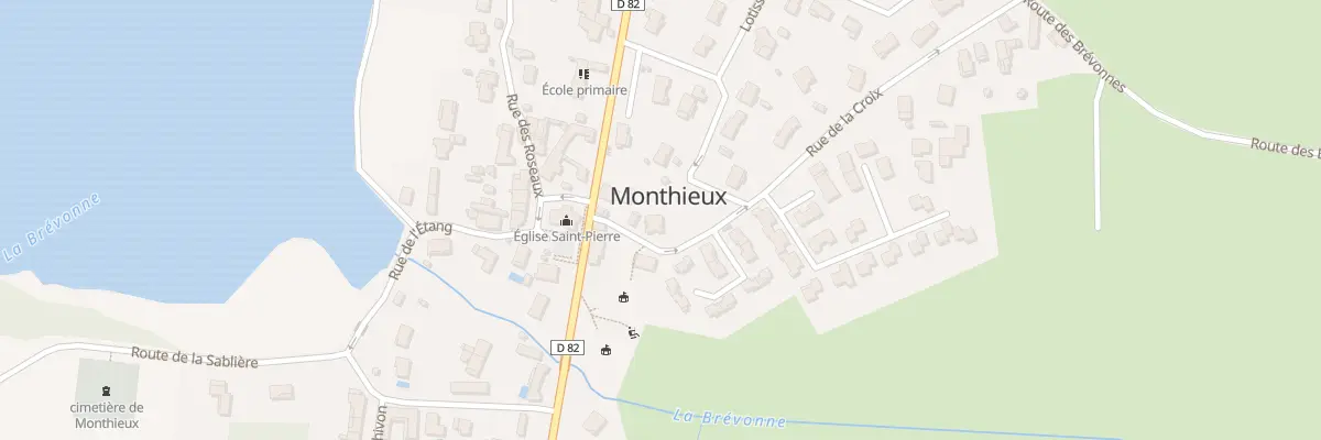 Plan du 37 Rue de la Croix à Monthieux