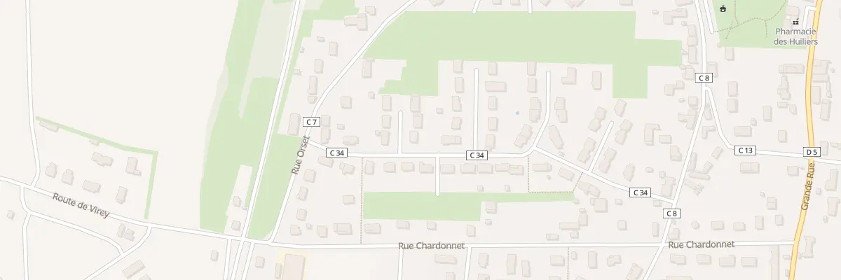 Plan du 9B Rue des Charmilles à Gergy