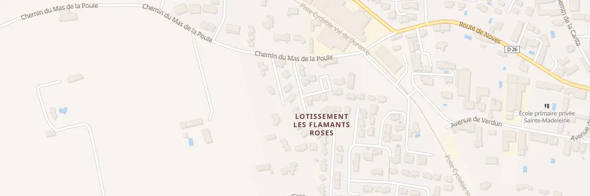Plan du 5809 Che du Mas de la Poule à Cabannes