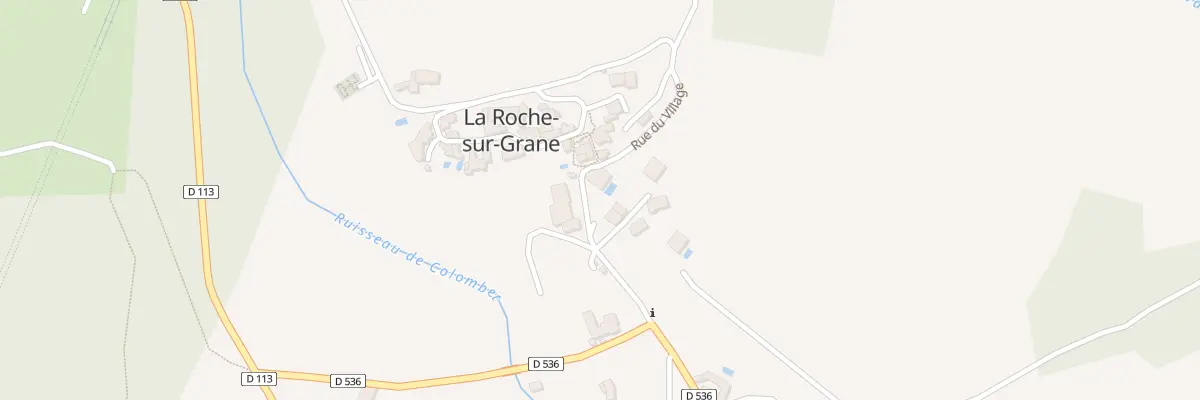 Plan du 5002 Les Auches à La Roche-sur-Grane