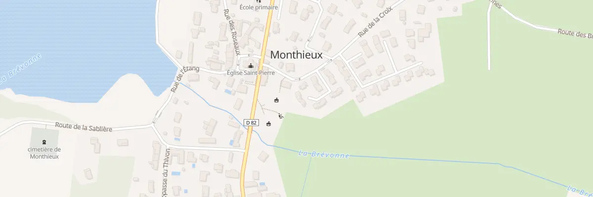 Plan du 1 Lot la Prairie à Monthieux