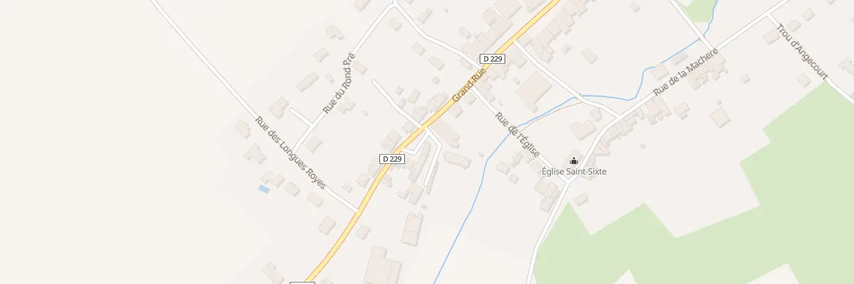 Plan du 1 Rue du Moulin à Thelonne