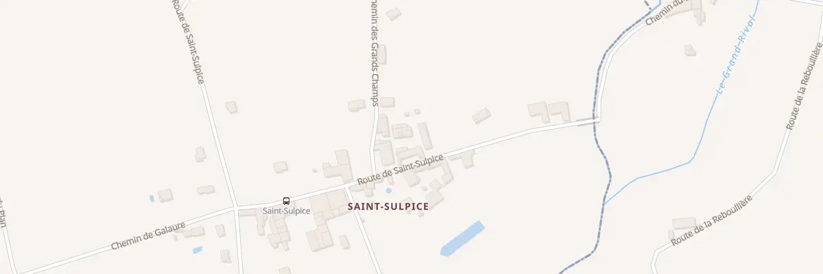 Plan du 5247 Saint Sulpice à Sonnay