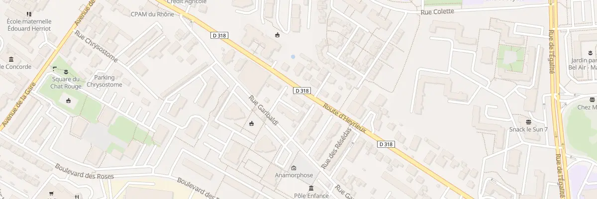 Plan du 30 Route d’Heyrieux à Saint-Priest