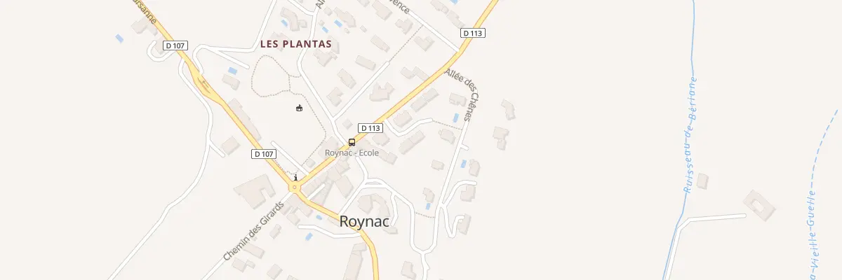 Plan du 5152 Les Girards à Roynac