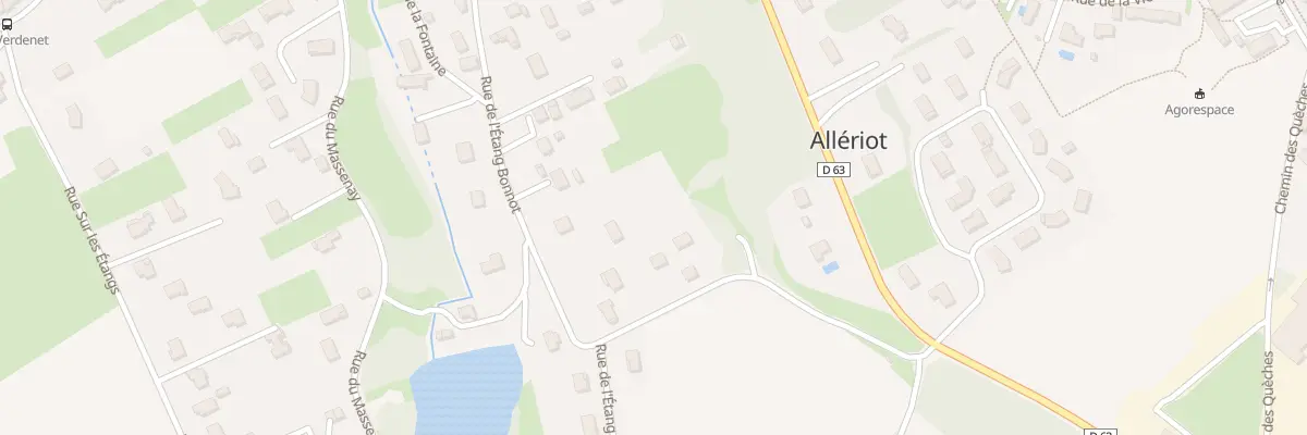 Plan du 17 Rue de l’Etang Bonnot à Allériot