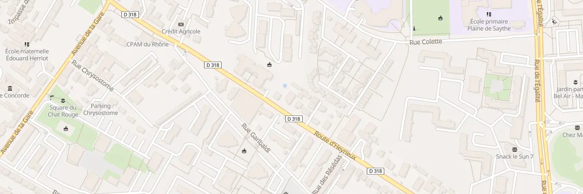 Plan du 27 Route d’Heyrieux à Saint-Priest