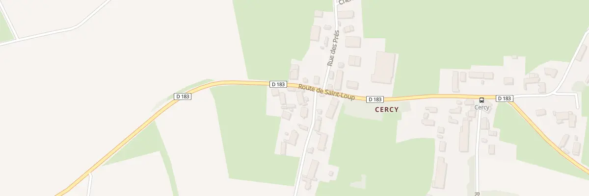 Plan du 1 Rue de la Tuilerie à Saint-Gervais-en-Vallière
