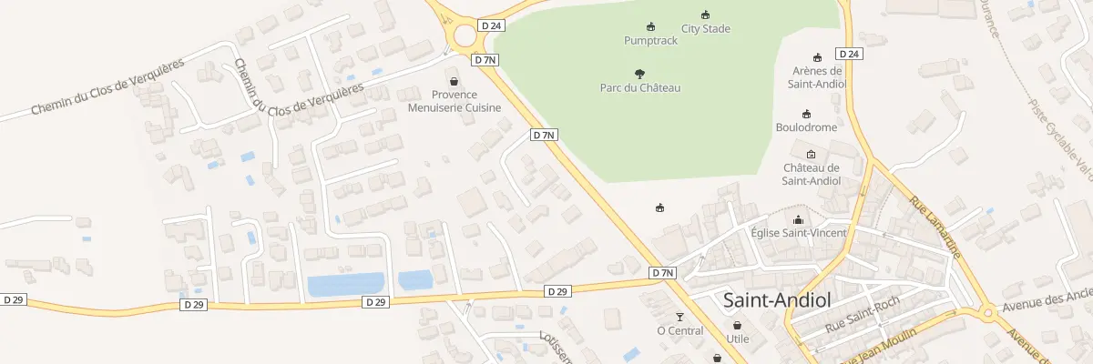 Plan du 4 Clos de Verquières à Saint-Andiol