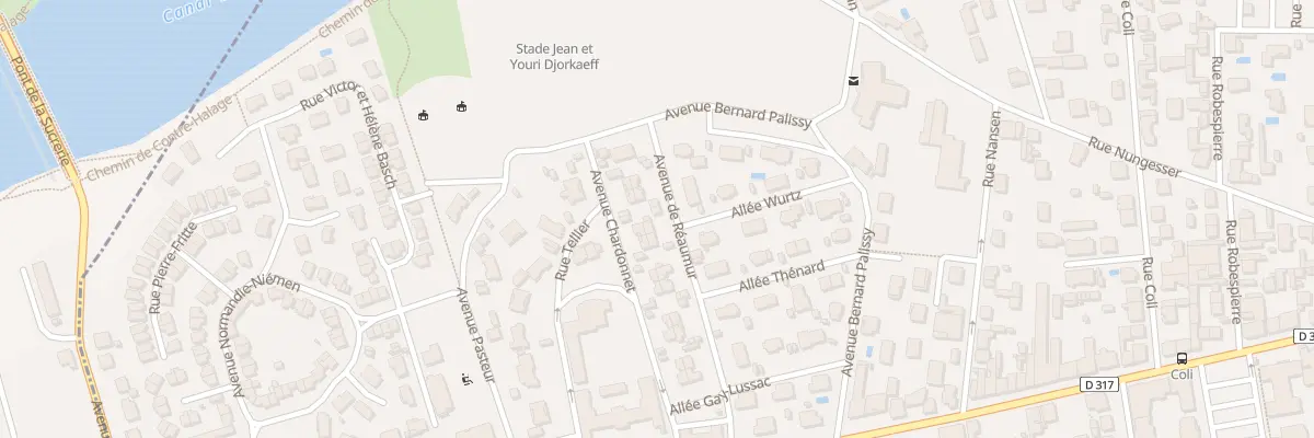 Plan du 15 Av Reaumur à Décines-Charpieu