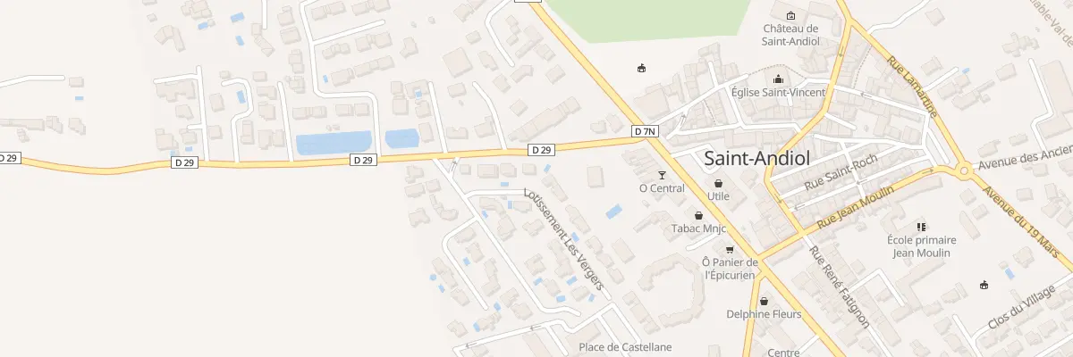 Plan du 4 Lot Les Vergers Rte Verquieres à Saint-Andiol
