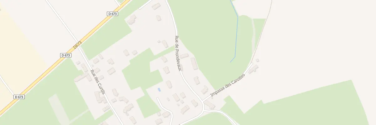 Plan du 1 Rue de Prondevaux à Allériot