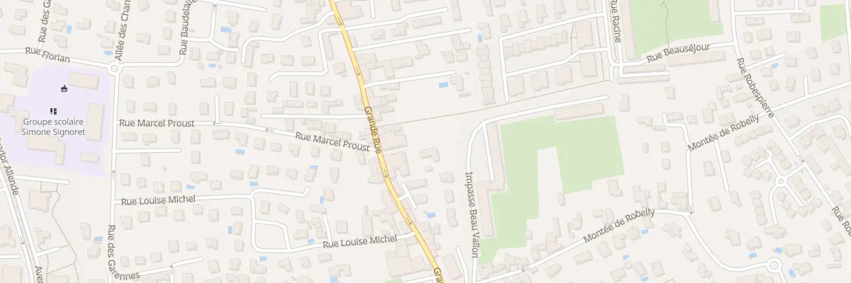 Plan du 60 Grande Rue à Saint-Priest
