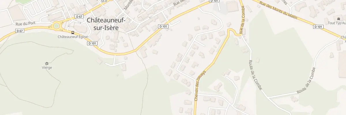 Plan du 5050 Rue le Clos des Chenes à Châteauneuf-sur-Isère