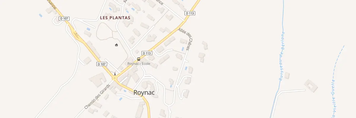 Plan du 5183 Les Girards à Roynac