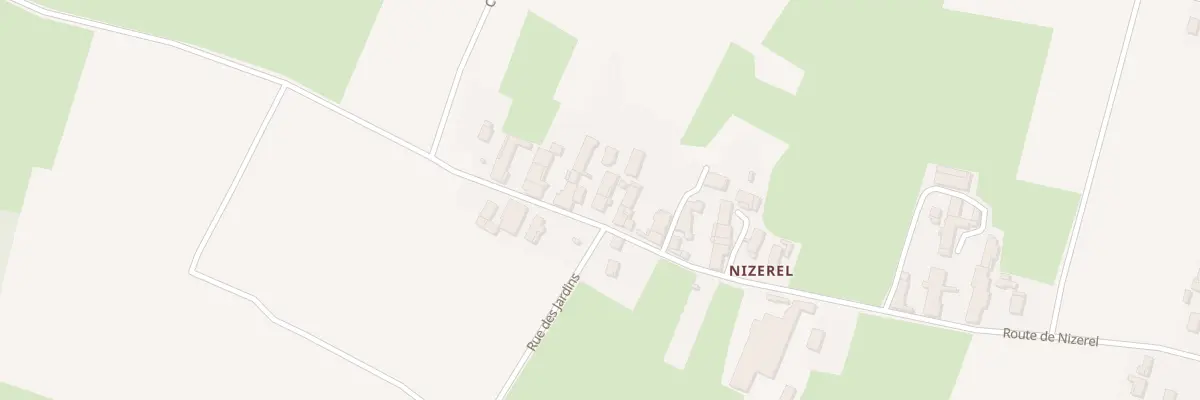 Plan du 524 Rte de Nizerel à Saint-Bénigne