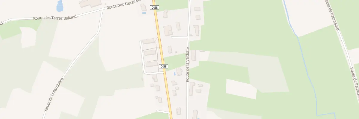Plan du 214 Rte de la Valdotte à Gorrevod