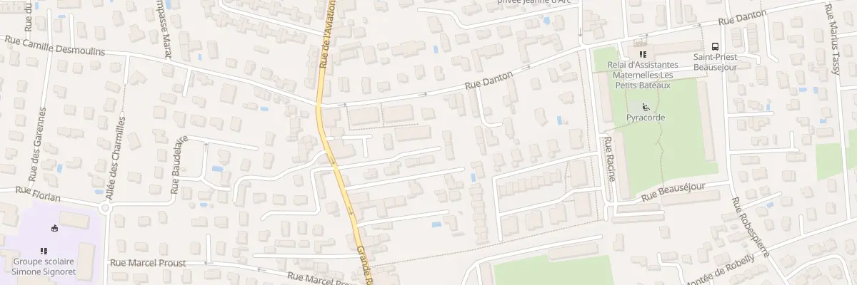 Plan du 6 Grande Rue à Saint-Priest