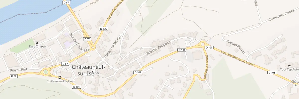 Plan du 39 Rue des Remparts à Châteauneuf-sur-Isère