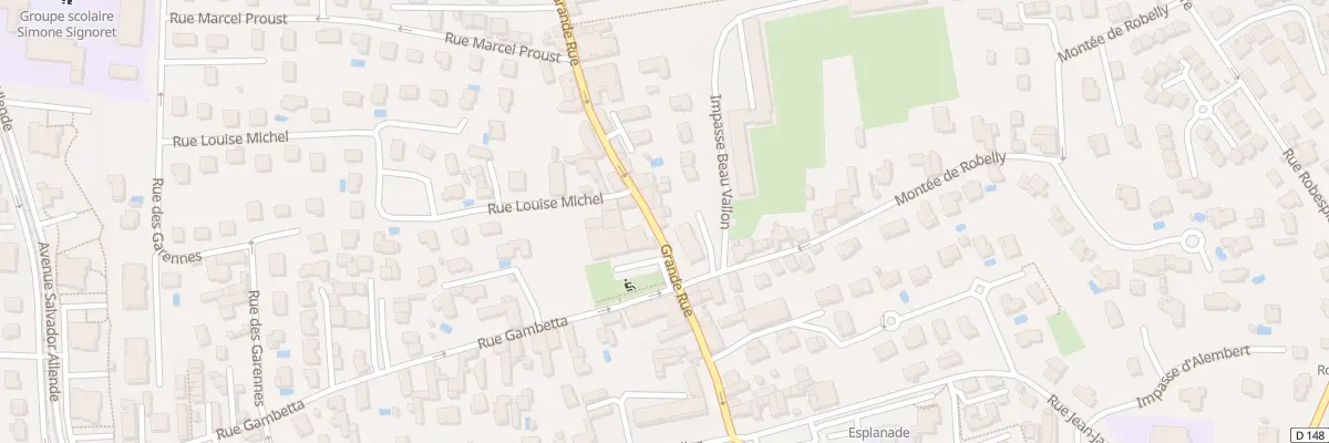 Plan du 48 Grande Rue à Saint-Priest