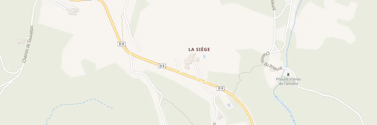 Plan du 5030 La Siege à Aleyrac