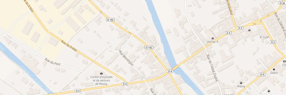 Plan du 33 Rue de Pont Varin à Wassy