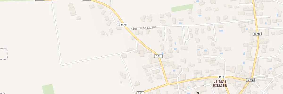 Plan du 171 Rte de Vancia à Miribel