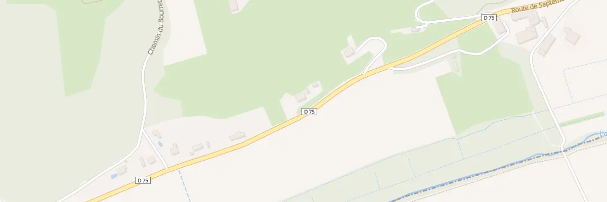 Plan du 5008 Rte Dep 75 de Vienne A Cremieu à Serpaize
