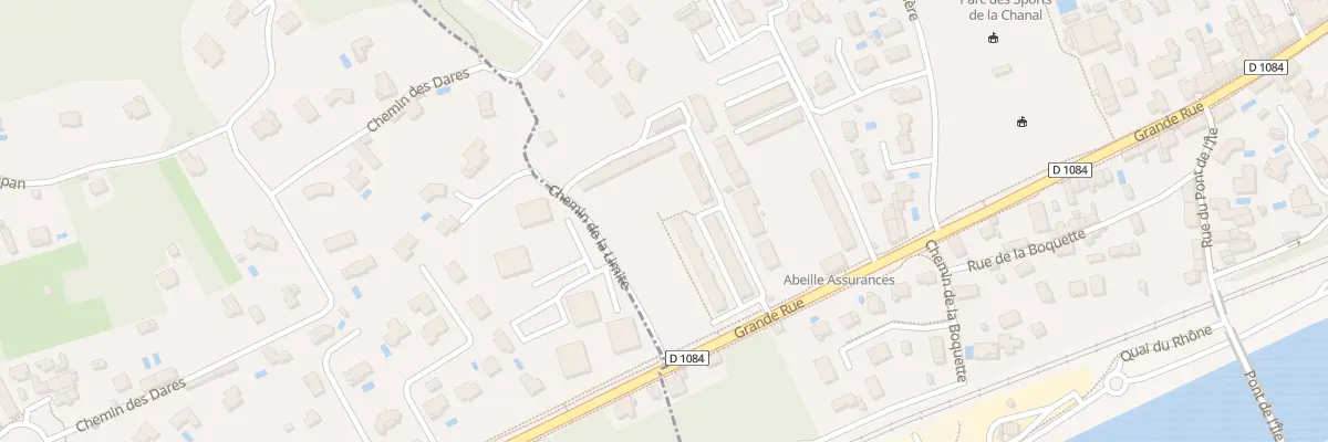Plan du 93 Grande Rue à Miribel