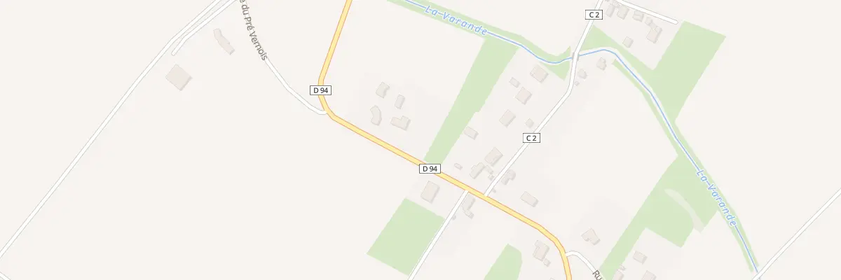 Plan du 32B Rte de Beaune à Gergy