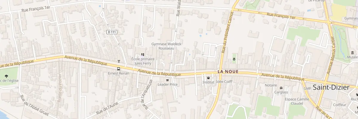 Plan du 198 Av de la République à Saint-Dizier