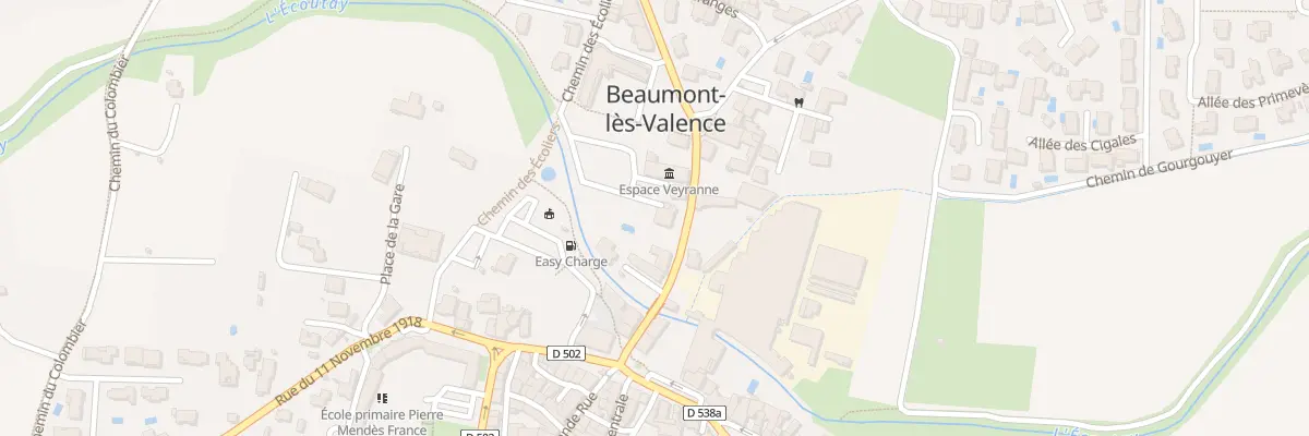 Plan du 15 Rte de Valence à Beaumont-lès-Valence