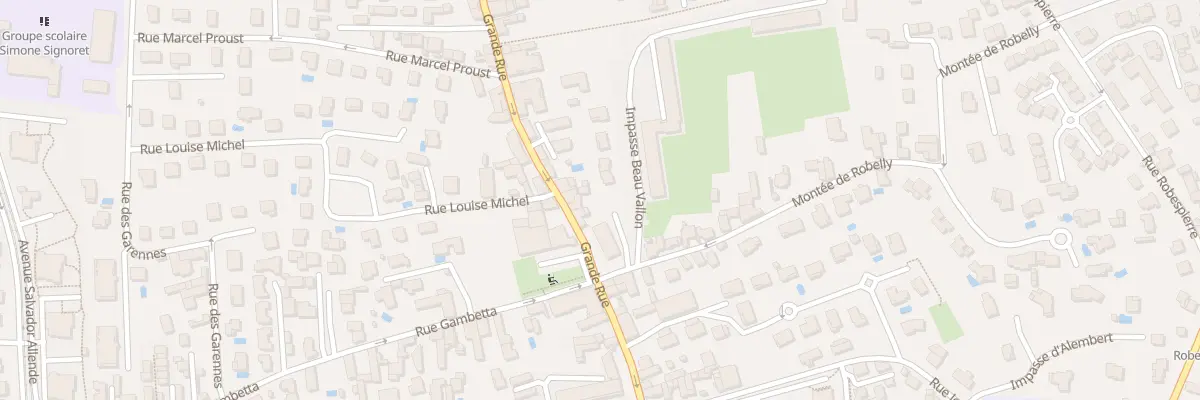 Plan du 50 Grande Rue à Saint-Priest