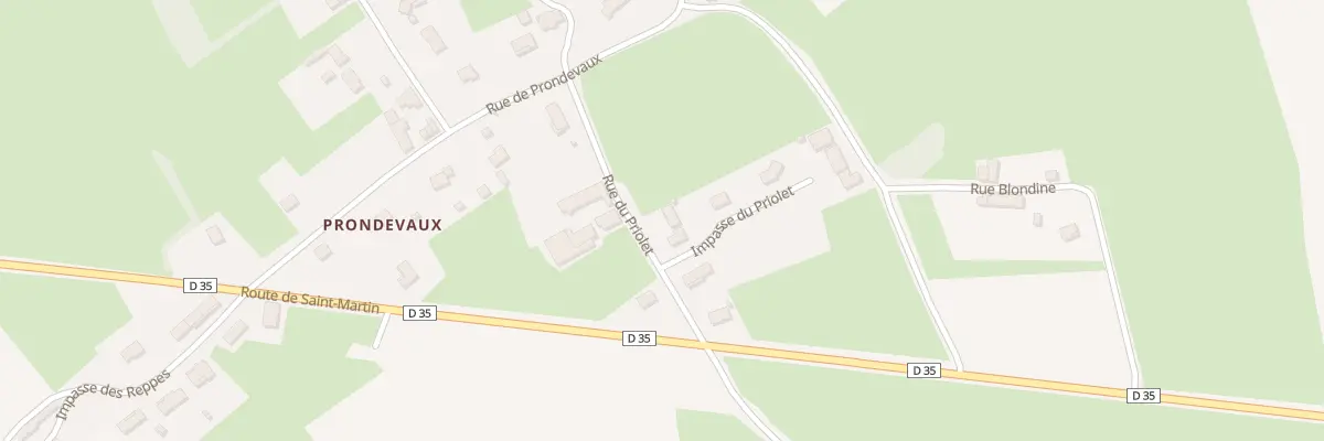Plan du 5368 Rue du Priolet à Allériot