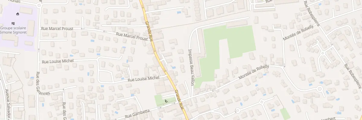Plan du 54B Grande Rue à Saint-Priest