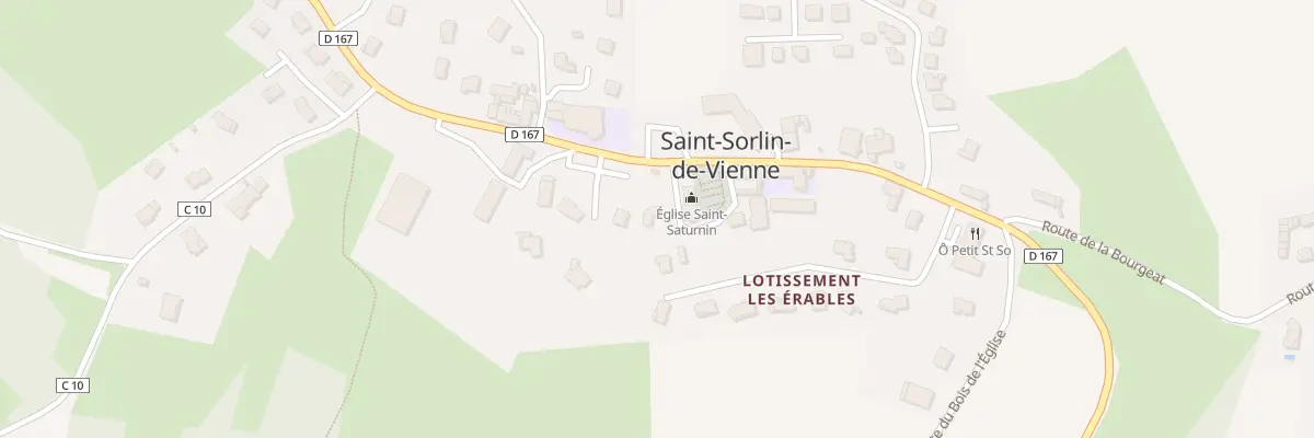 Plan du 40 Mte de l’Eglise à Saint-Sorlin-de-Vienne