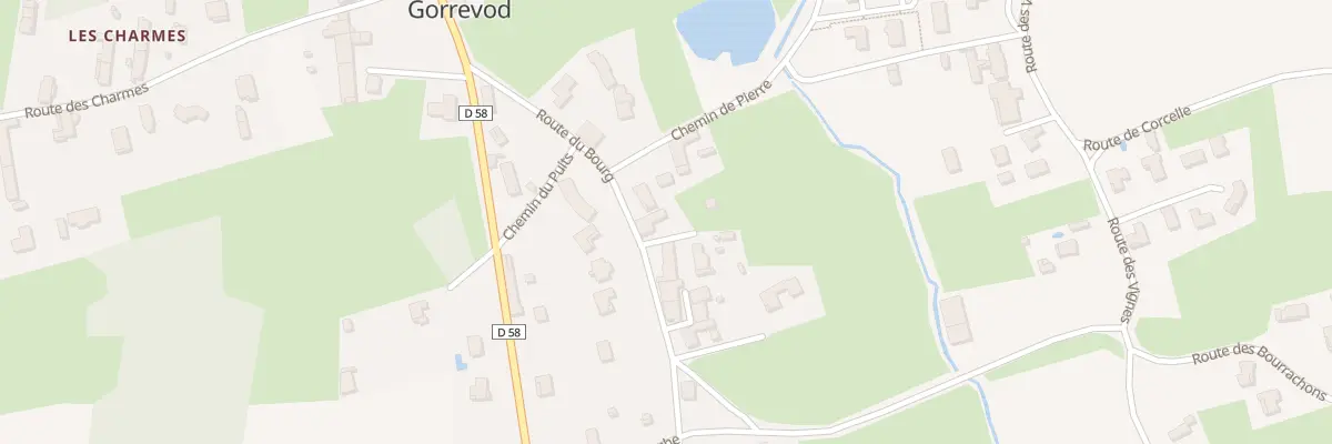 Plan du 179 Imp des Rossignols à Gorrevod
