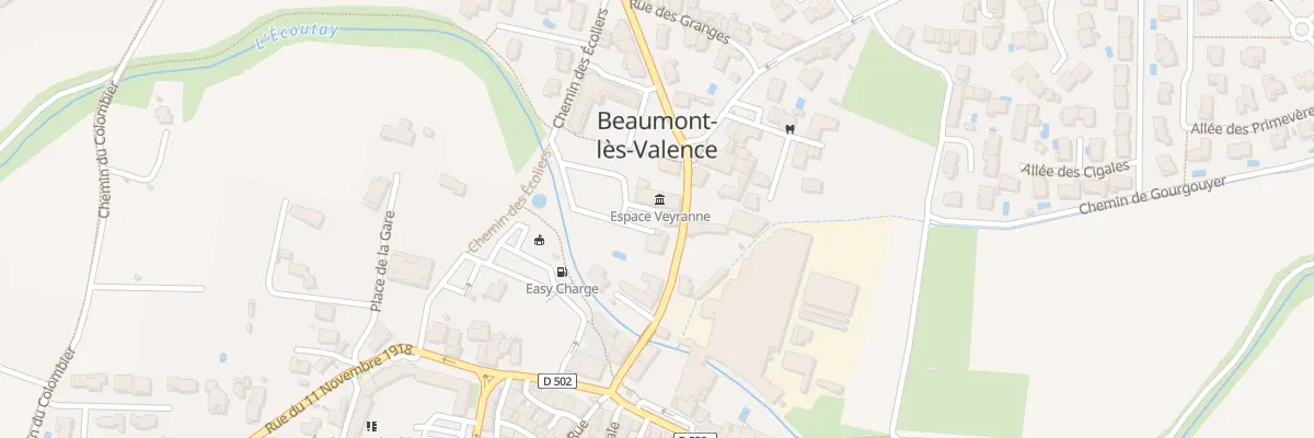 Plan du 478 Imp Veyranne à Beaumont-lès-Valence