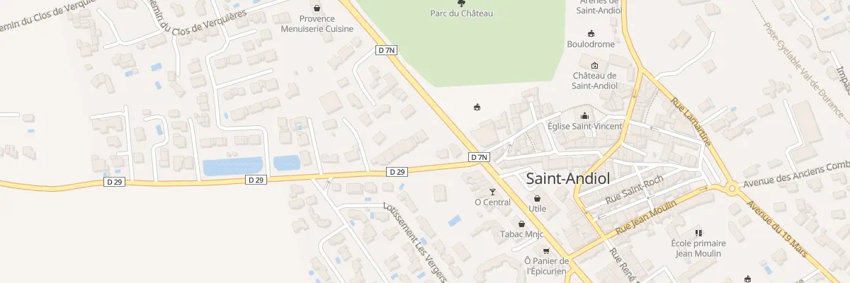 Plan du 59 Rte Nationale 7 à Saint-Andiol