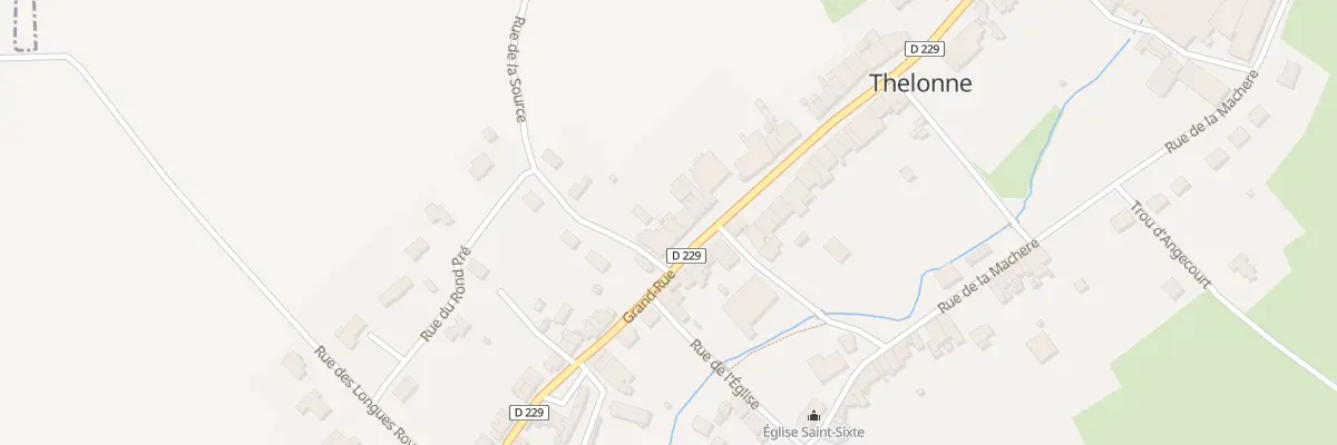 Plan du 73 Grande Rue à Thelonne