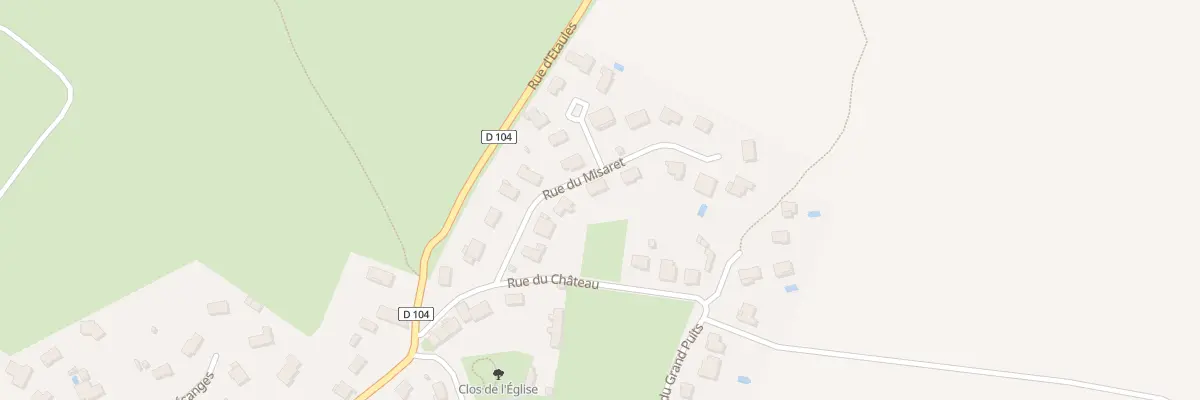 Plan du 8 Rue du Misaret à Darois