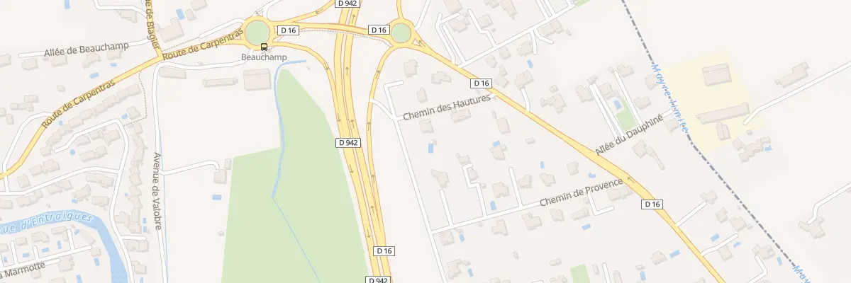 Plan du 97 Che des Hautures à Entraigues-sur-la-Sorgue