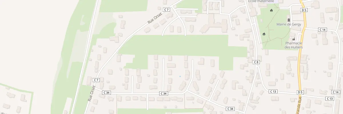 Plan du 17B Rue des Charmilles à Gergy