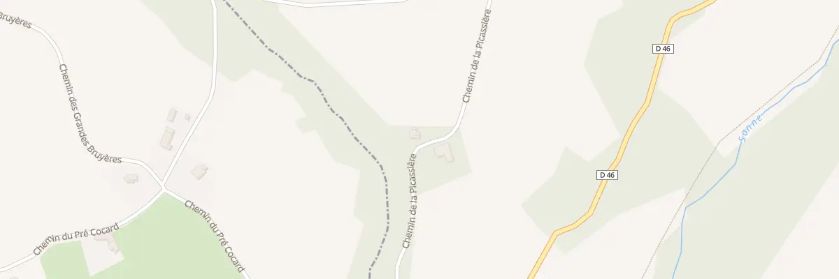 Plan du 802 Che de la Picassière à Montseveroux