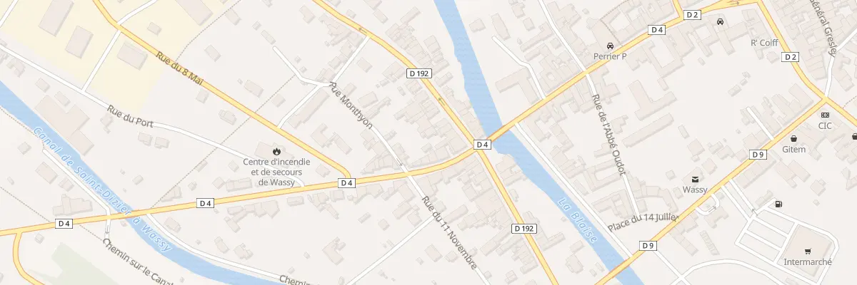 Plan du 5 Rue de Pont Varin à Wassy