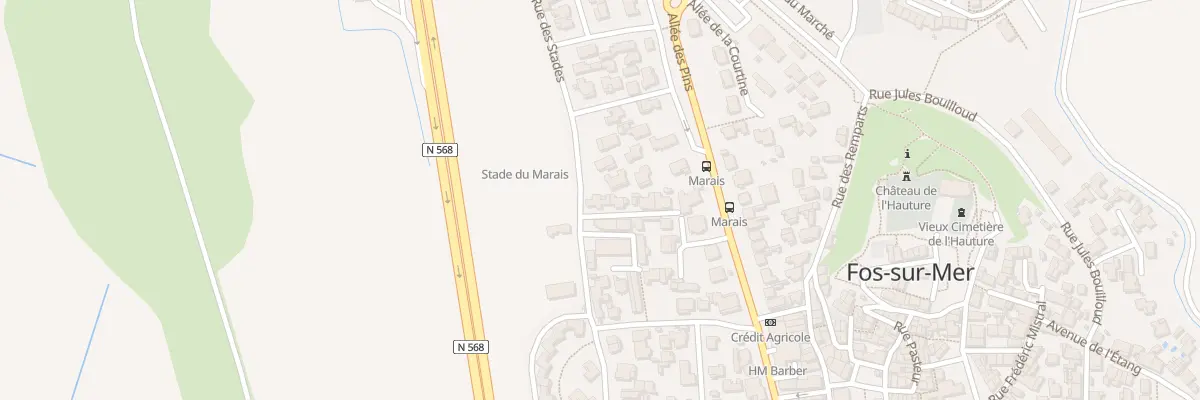 Plan du 96 Rue des Stades à Fos-sur-Mer