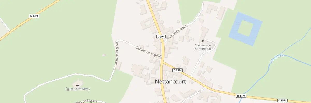 Plan du 15 Rue de la Halle à Nettancourt