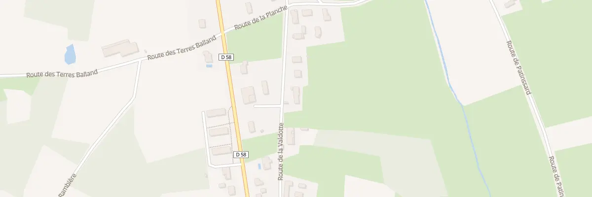 Plan du 5002 A la Lechere à Gorrevod