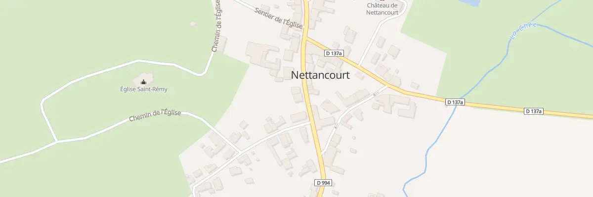 Plan du 3 Rue de la Halle à Nettancourt