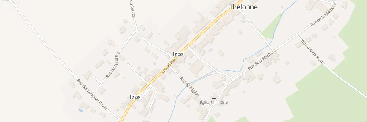Plan du 64 Grande Rue à Thelonne